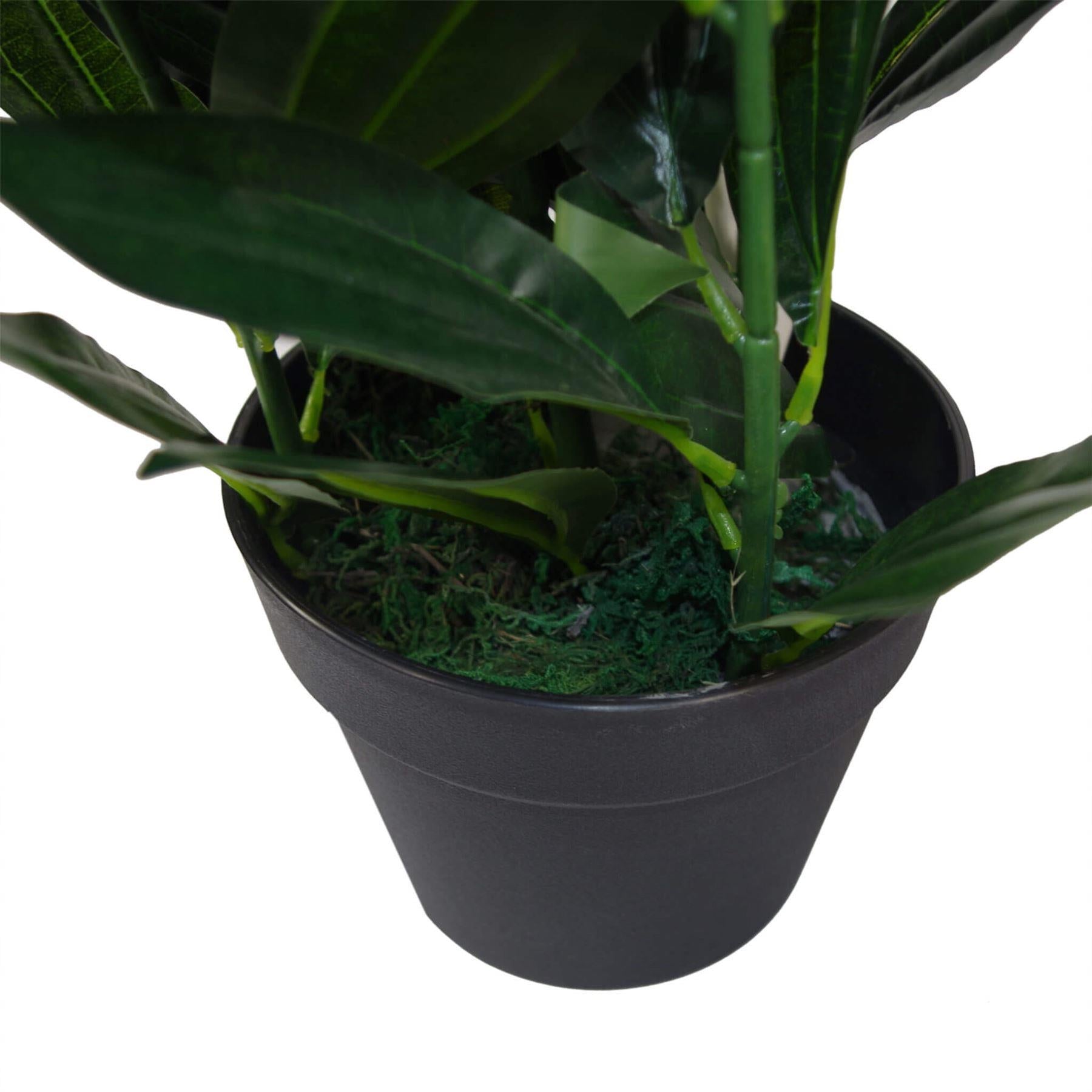 70cm Leaf Design UK Realistic Large Artificial Foliage Plant with Pot