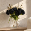 95cm Black Chrysanthemum Bundle Glass Ball Vase - Premium Quality