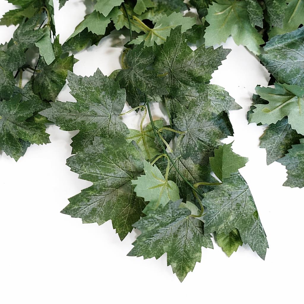70cm Artificial Trailing Grape Ivy Plant Faux Hanging Foliage - Green