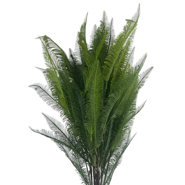 Pack of 6 x 100cm Artificial Fern Spray - Premium Quality