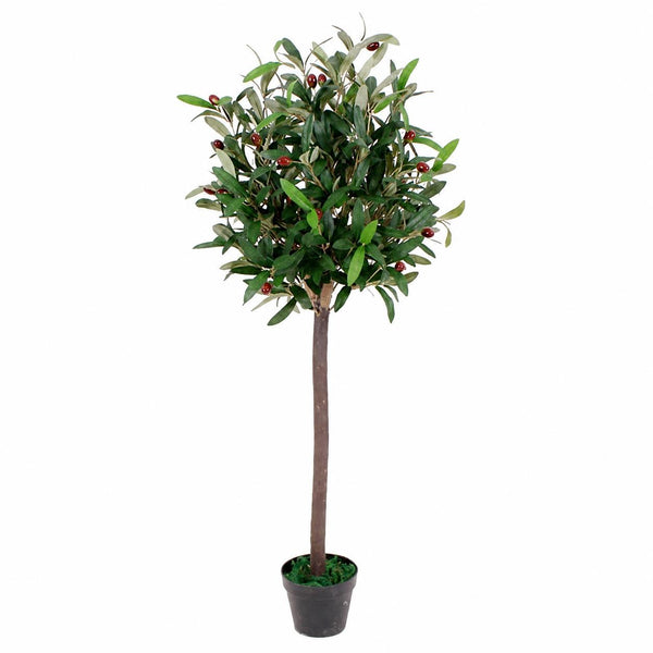 90cm Artificial Olive Bay Style Topiary Fruit Tree