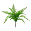 6 x 60cm Artificial Bushy Dixie Wood Fern Dark Green Plant - Premium Quality