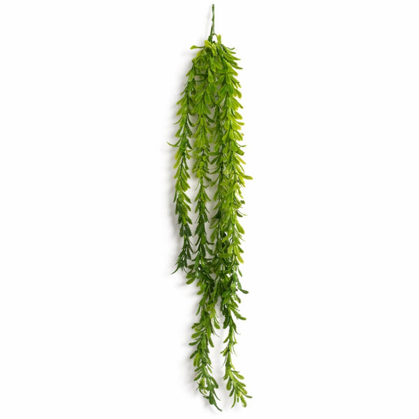 Pack of 6 x 80cm Artificial Trailing Fern Style Hanging Plant Faux Greenery Vine - Premium Quality