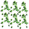 6 x 120cm Artificial Hanging Trailing Plant Alocasia Dragon Scale Green - Premium Quality