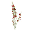 100cm Artificial Foliage with Small Flowers - Red