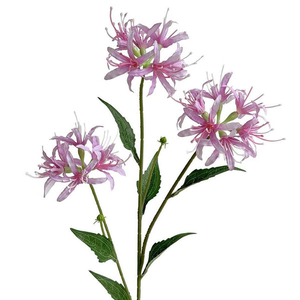 72cm Artificial Pink Spider Lily Stem