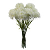 Pack of 6 x 57cm White Carnation Artificial Flowers