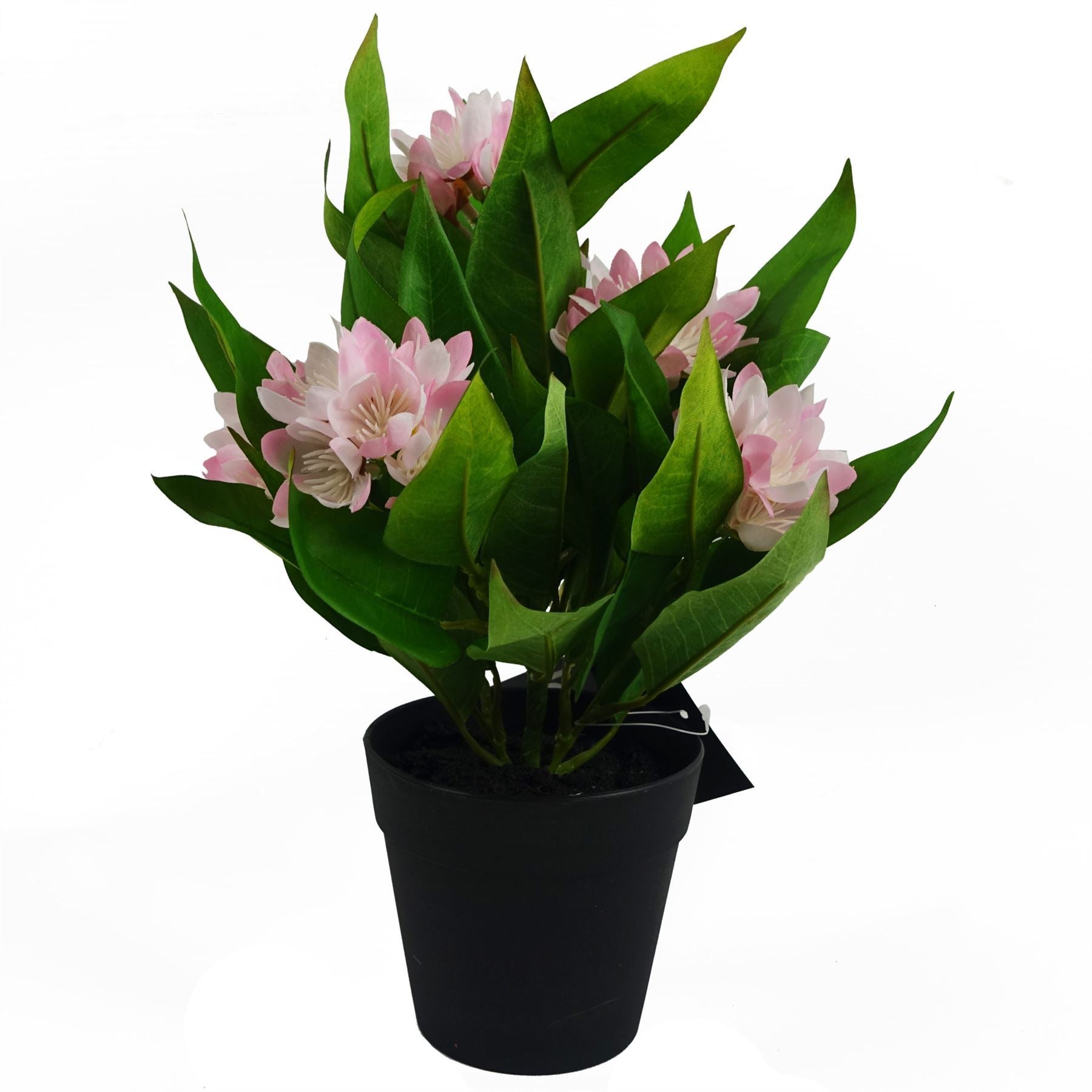 3x 18cm Artificial Freesia Plants Pink, White, Blue Flowering - Premium Quality