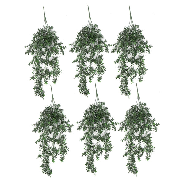 Pack of 6 x Hanging UV and Fire Resistant Artificial Small Botanik Plant 78cm - Premium Quality