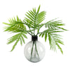 80cm Ball Vase Artificial Tropical Palm Leaves - Premium Quality