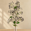 86cm Artificial Blue Daphne Berry Spray