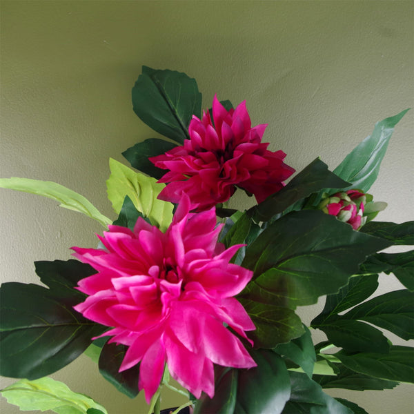 Artificial Dhalia  Plant Flowers Flowering Plant Pink Botanik