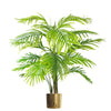 Leaf Metal Planter Plant Pot with Polished Gold Finish 20 x 18cm - Gold|Gold