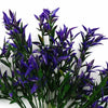 Pack of 6 x 34cm Artificial Lavender Stem Plant – Faux Floral Filler