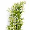 48cm Artificial White Blossom Spray Stem