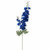 Pack of 6 x 85cm Artificial Blue Larkspur Flower Stems