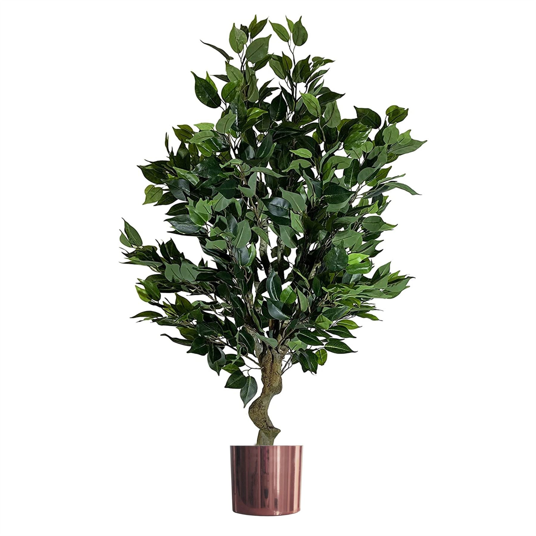 100cm Artificial Ficus Tree Ficus Copper Planter