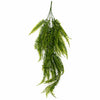 Pack of 6 x 75cm Artificial Trailing Fern Plant Hanging Faux Greenery - Premium Quality