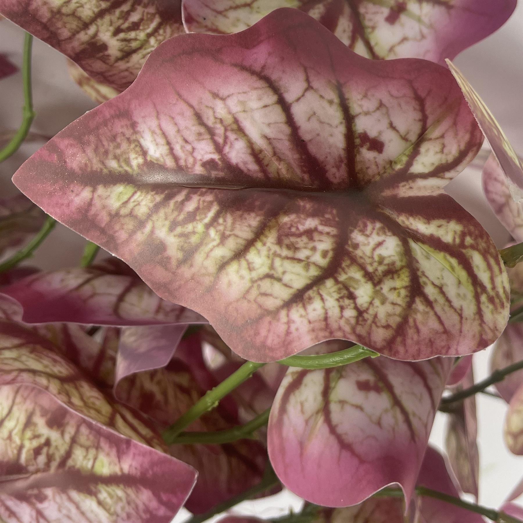 Pack of 6 x 85cm Artificial Purple Leaf Foliage