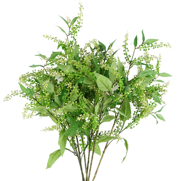 Pack of 6 x 85cm Artificial Green Foliage Spray - Premium Quality
