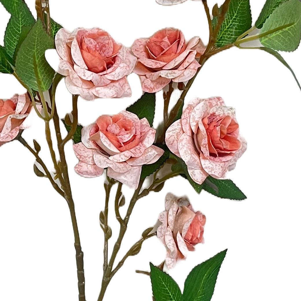 90cm Artificial Pink Rose Stem