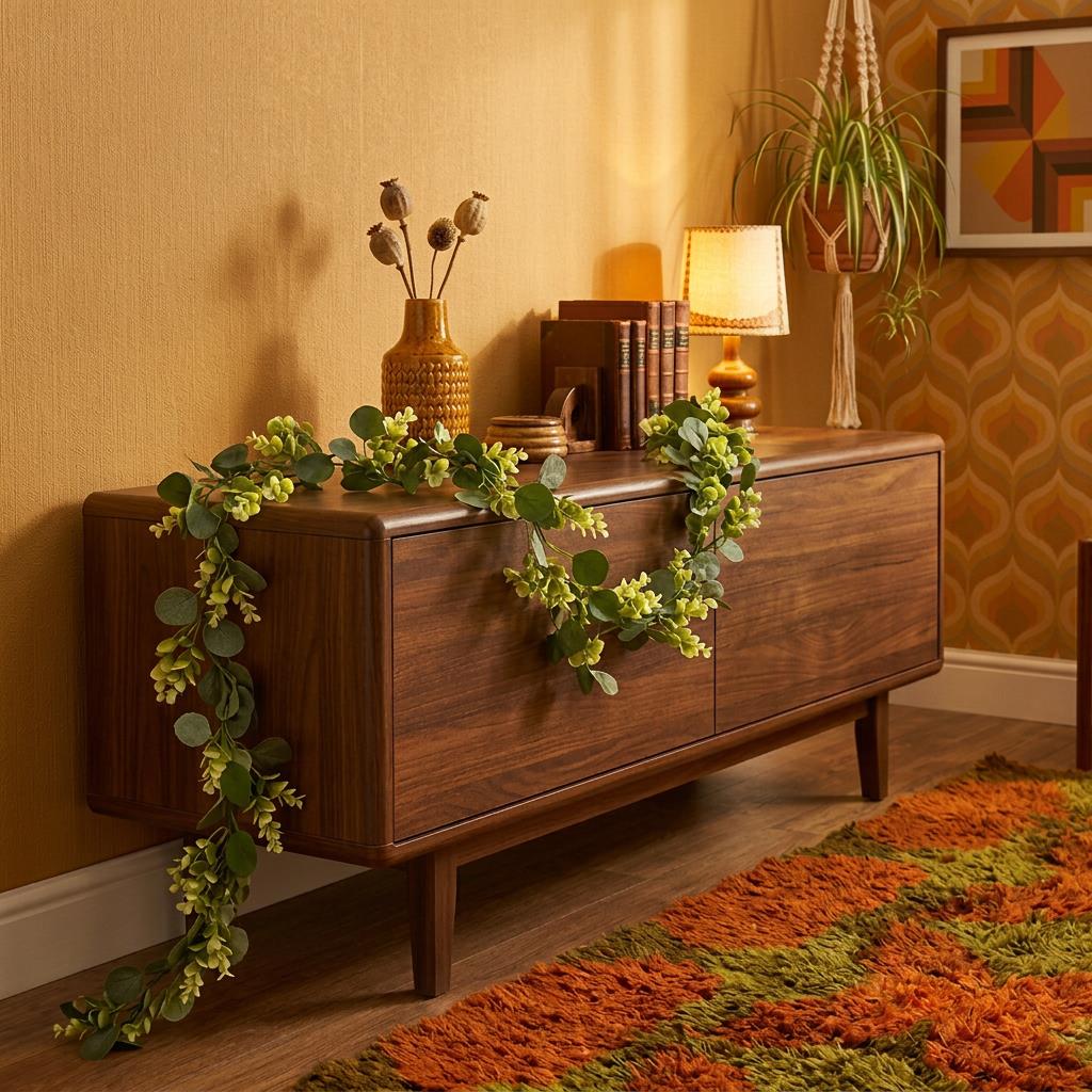 160cm Artificial Eucalyptus Style Garland Trailing Hanging Plant Faux Greenery Vine
