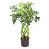 Artificial Plant Tree Arboricola Golden Capella Bush 70cm