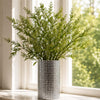 96cm Artificial Green Leaf and Seed Foliage Spray