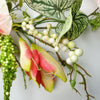 180cm Artificial Hanging Trailing Pink Lily Plant Garland