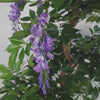 Artificial 110cm Purple Wisteria Tree with Copper Metal Planter