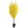 Artificial Forsythia Tree 120cm Leaf