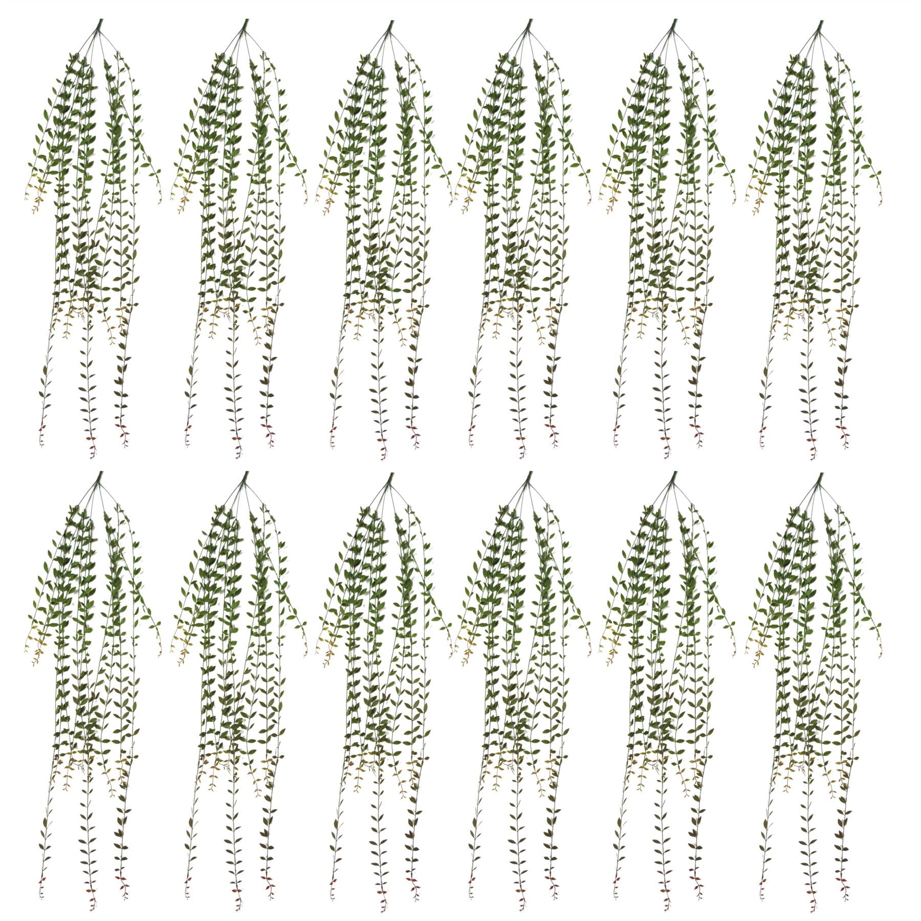 Pack of 12 x 120cm Artificial Hanging Extra Long String of Pearls