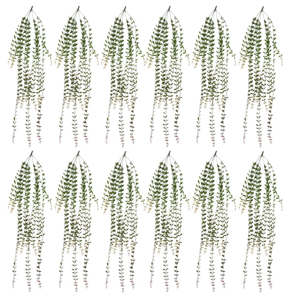Pack of 12 x 120cm Artificial Hanging Extra Long String of Pearls