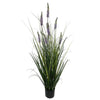 125cm Artificial Lavender Grass with Pot