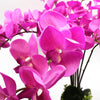 Artificial Deluxe Bush Orchid Pink 85cm Bush Orchid Lots Flowers