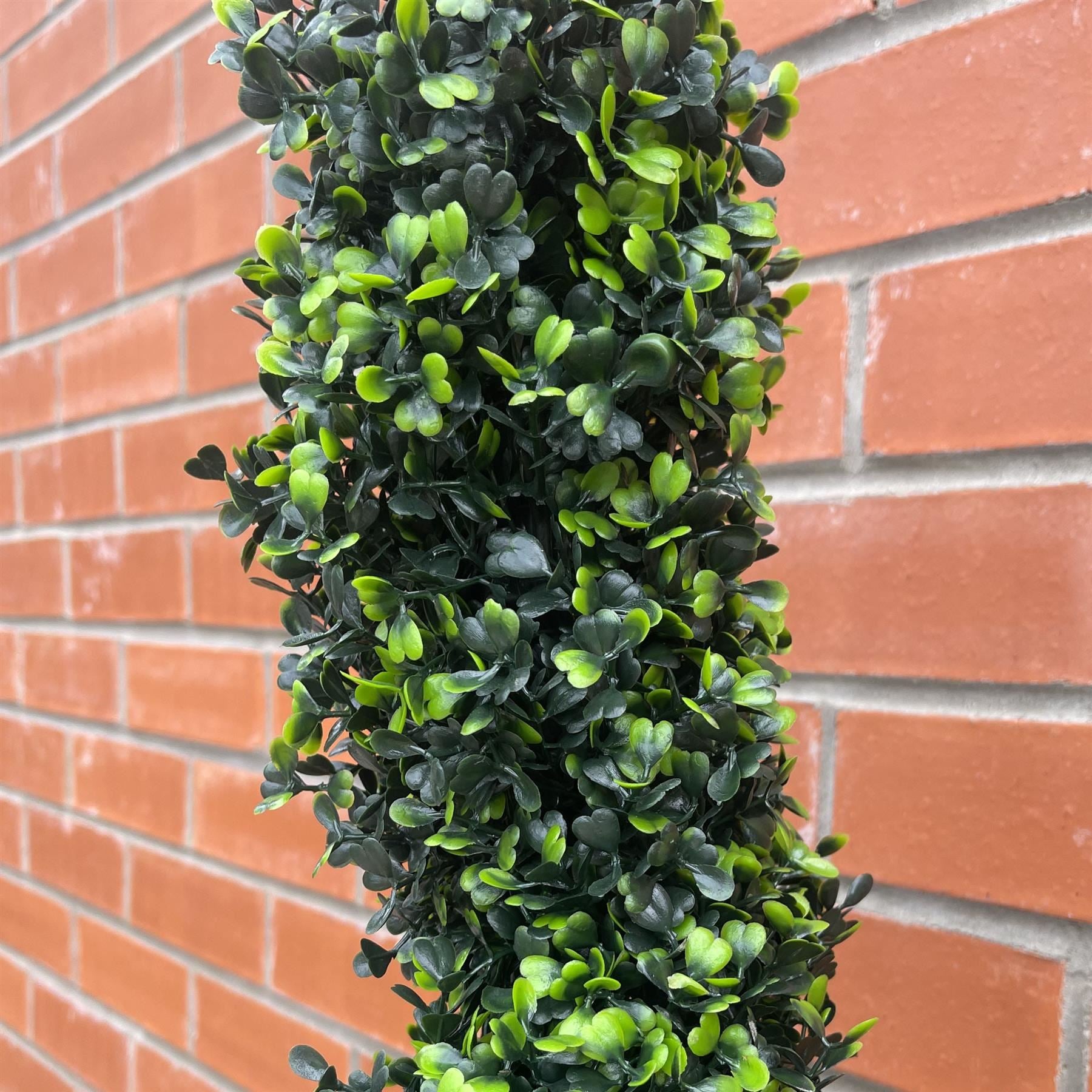 120cm Artificial Natural Boxwood Spiral Topiary - Premium Quality