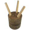55cm x 29cm Jungle Planter with Legs Embossed Lion Elephant Large - Premium Quality
