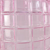 Glass Vase Tall Pink Square Glass Vase 49cm