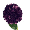 Dhalia PomPom Artificial Flowers Purple