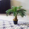 Large Artificial Palm Tree 60cm Cycas Realistic Plant Leaf Design UK Botanik