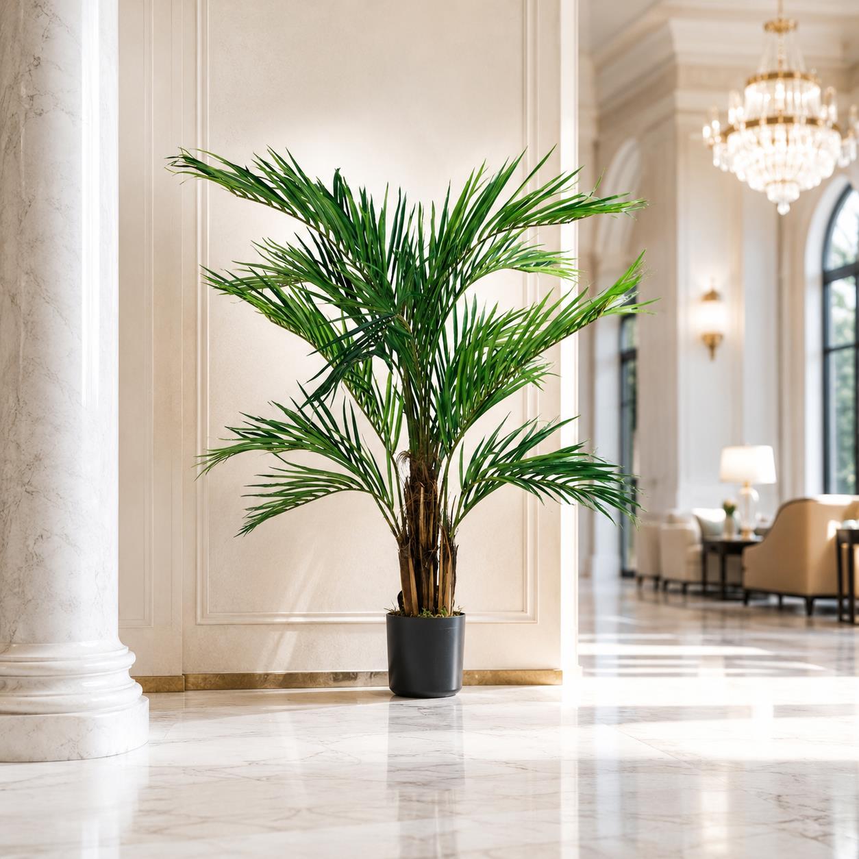 Leaf Design 150cm Areca Palm Natural Artificial Tree