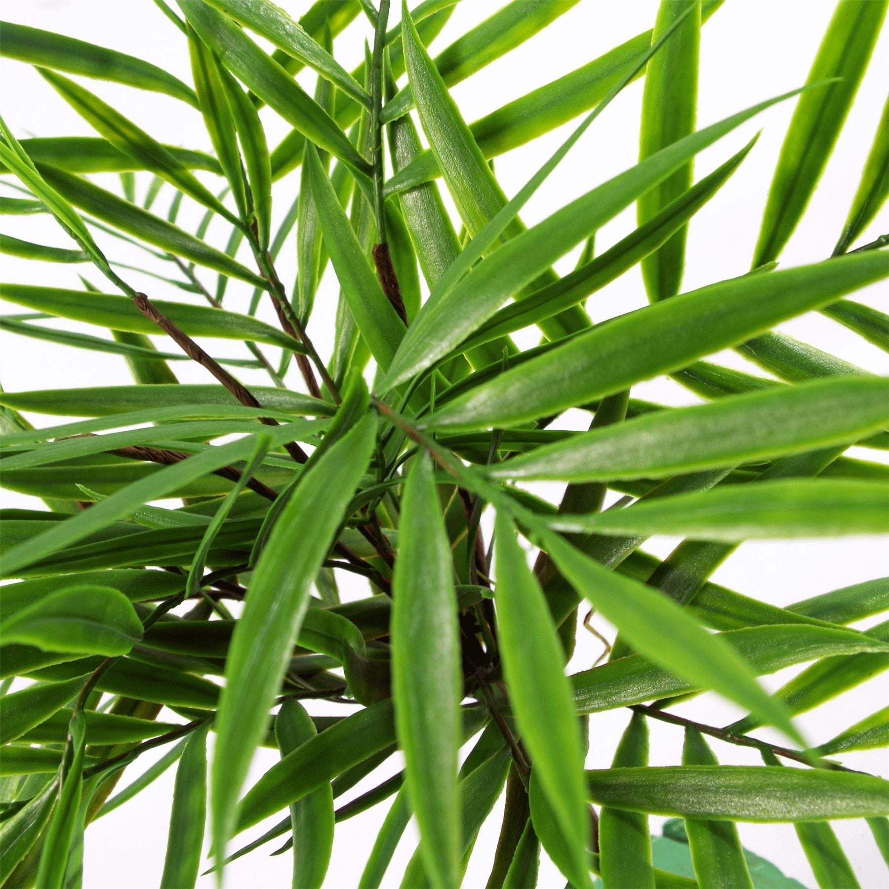 6 x 40cm Artificial Bamboo Palm Bush Plant - Premium Quality