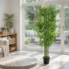 Artificial Bamboo Plants Trees Green 120cm UK