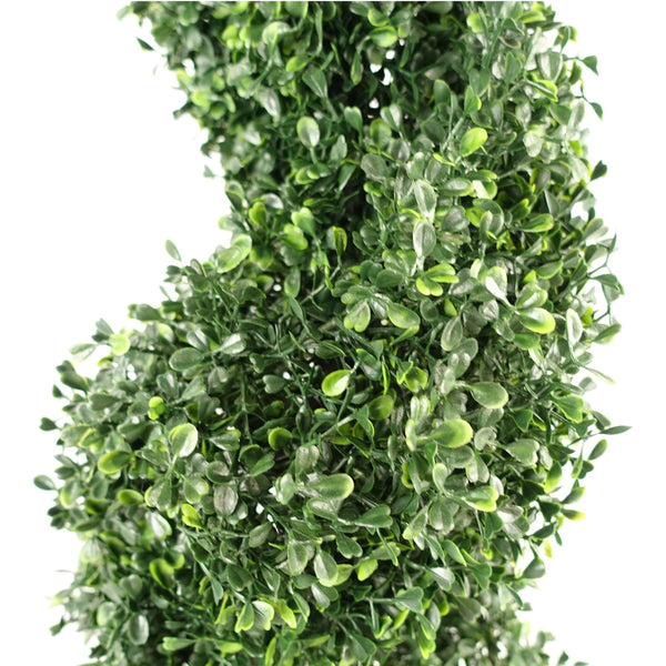 Artificial Topiary Boxwood Tree Spiral Topiary - UV PROTECTED Botanik