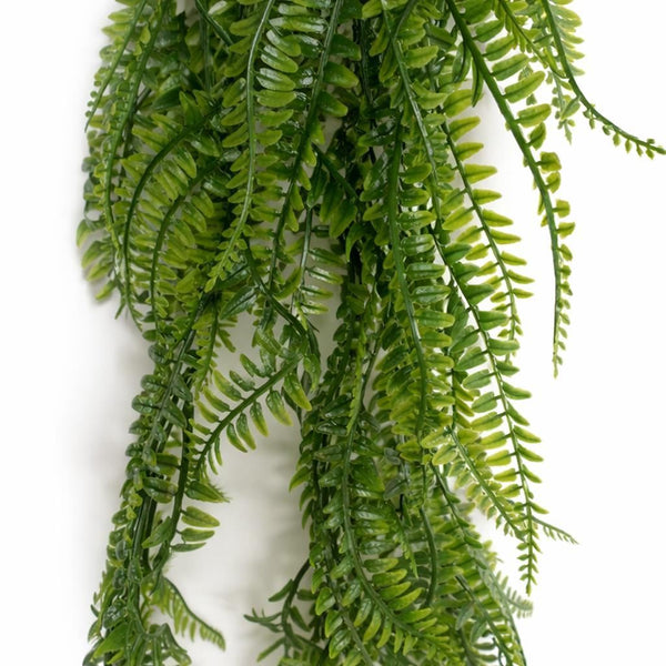 Pack of 6 x 75cm Artificial Trailing Fern Plant Hanging Faux Greenery - Premium Quality