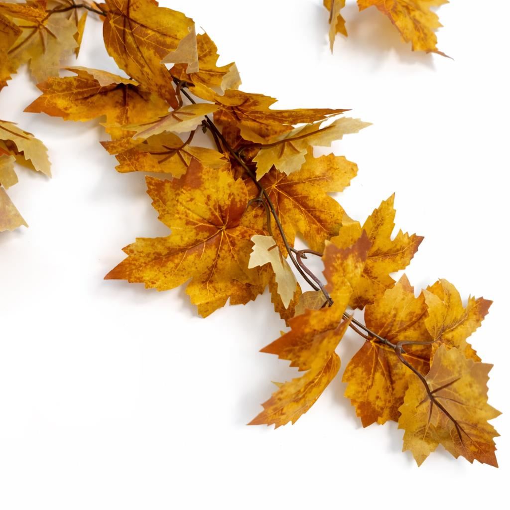 70cm Artificial Trailing Grape Ivy Plant Faux Hanging Foliage - Yellow - Premium Quality