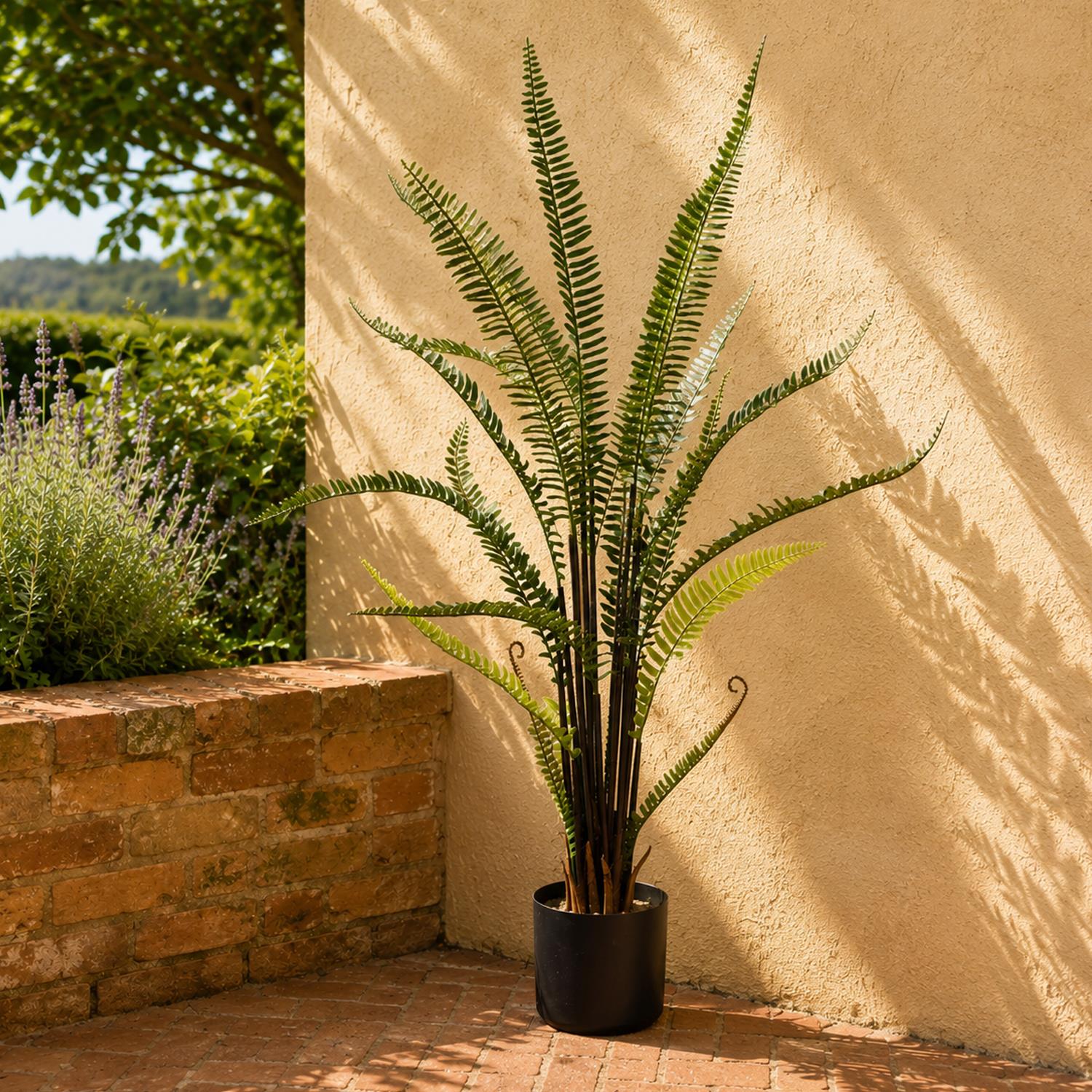Leaf Design 90cm UV Resistant Artificial Boston Fern Plant