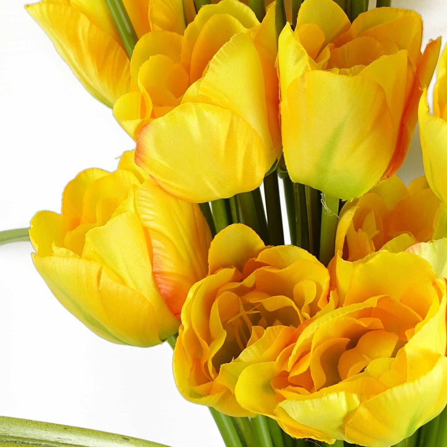 80cm Artificial Tulip Yellow Stem