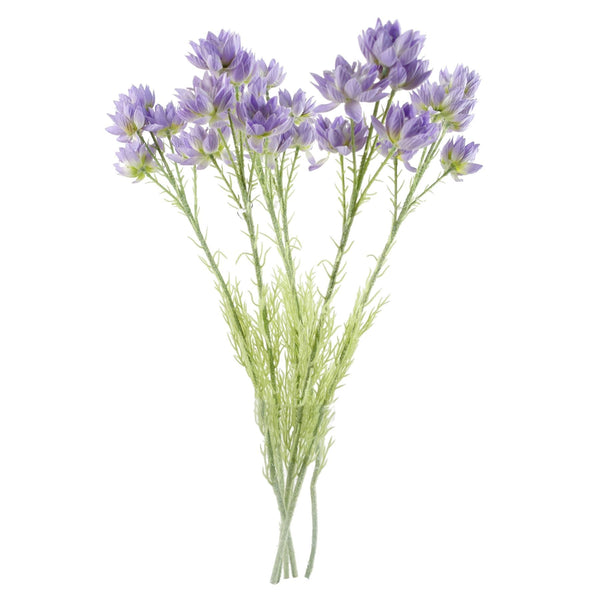 Pack of 6 x 60cm Purple Starflower Stem - 30 Flowers - Premium Quality