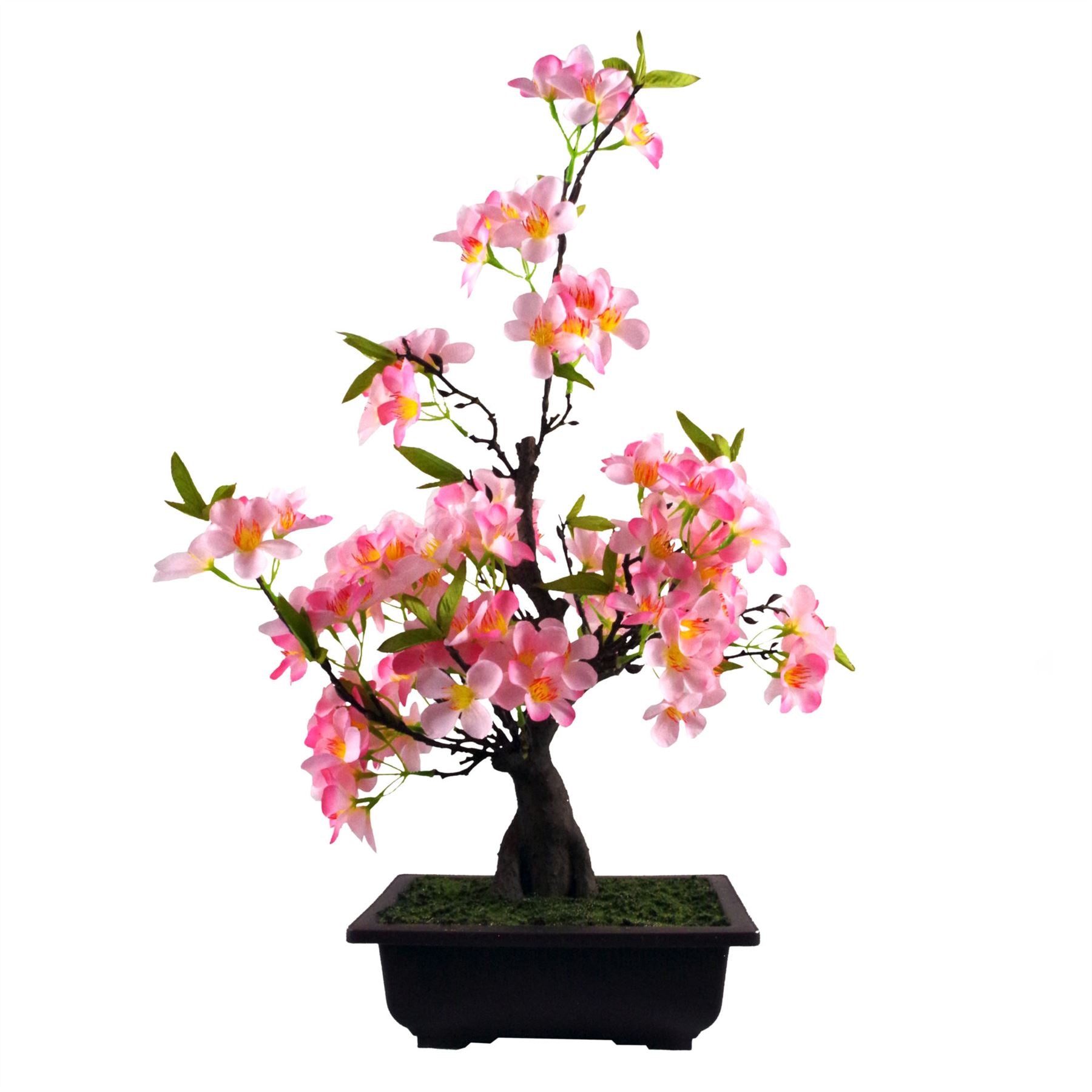 Artificial Bonsai Tree 60cm Pink Cherry Desktop Plants